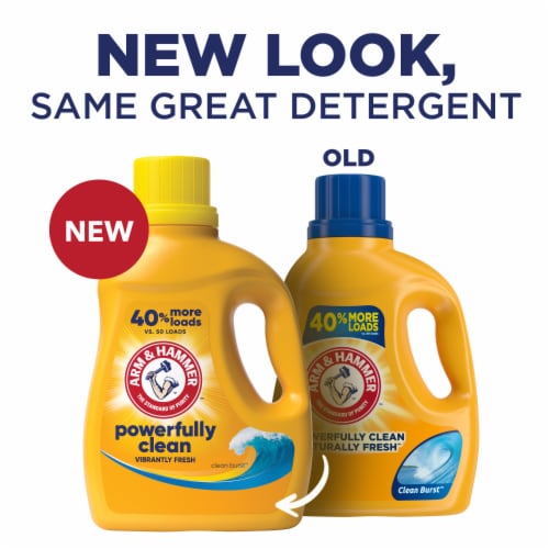 Arm & Hammer™ Clean Burst Liquid Laundry Detergent Perspective: back