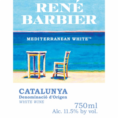 Rene Barbier Sauvignon Blanc Mediterranean White Wine Perspective: back