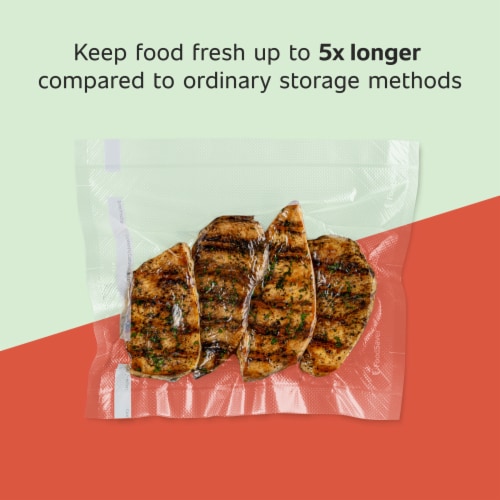 FoodSaver® 8" x 15' Vacuum Seal Roll, 2 Pack Perspective: back