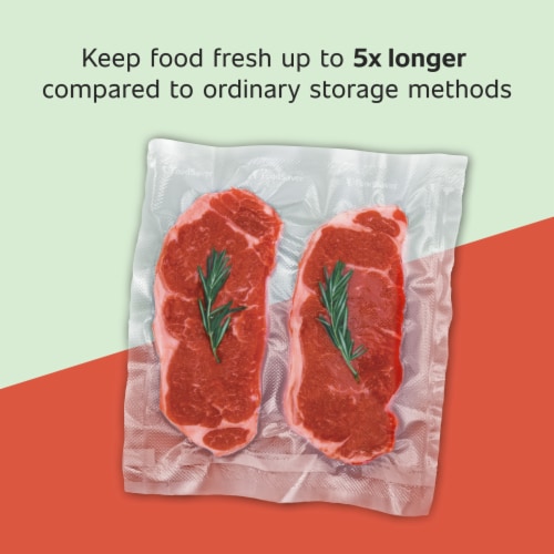 FoodSaver® 11" x 12' Vacuum Seal Roll, 2 Pack Perspective: back
