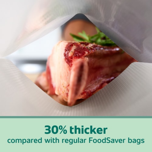 FoodSaver® Heavy-Duty Gallon Vacuum Seal Bags, 28 Pack Perspective: back