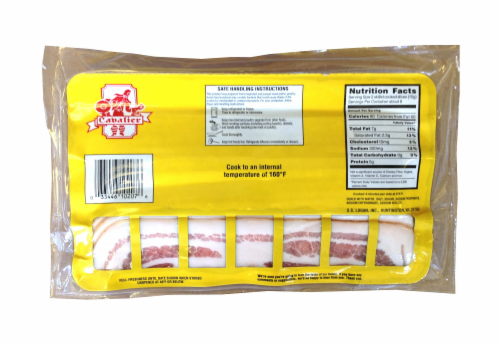 Cavalier Natural Hardwood Sliced Bacon Perspective: back