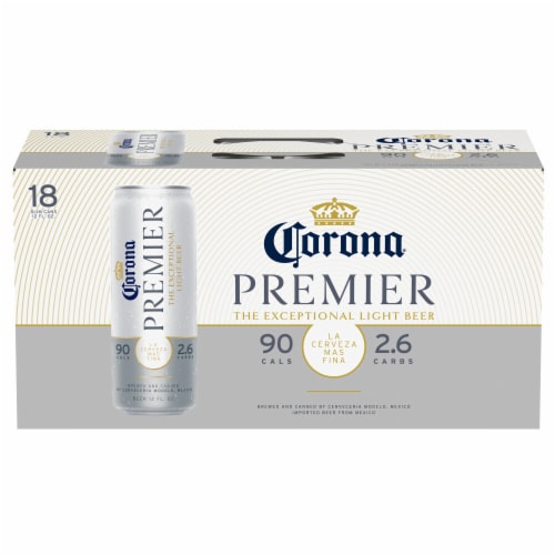 Corona Premier Mexican Lager Light Beer Perspective: back