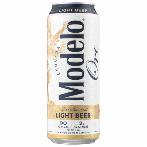 Modelo Oro Mexican Lager Light Beer Perspective: back