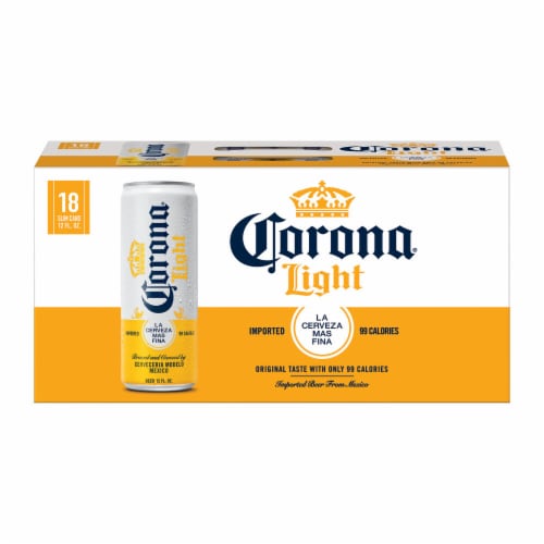 Corona Light Mexican Lager Light Beer Perspective: back