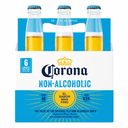 Corona Non-Alcoholic Malt Beverage Mexican Brew Perspective: back