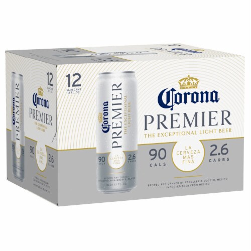 Corona Premier Mexican Lager Light Beer Perspective: back