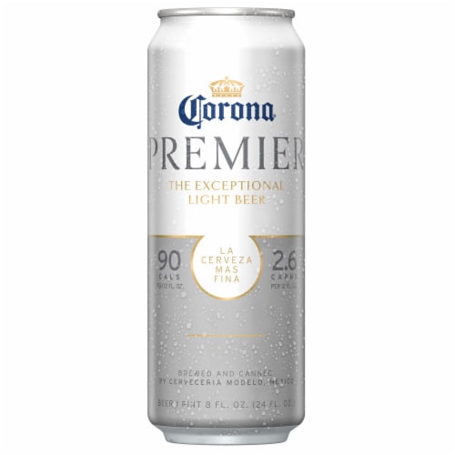 Corona Premier Mexican Lager Import Lower Calorie Light Beer Perspective: back