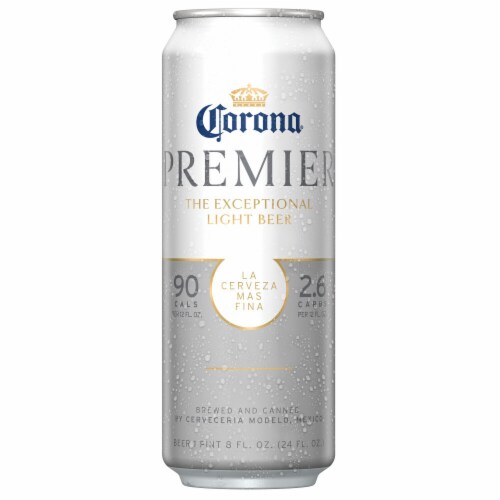 Corona Premier Mexican Lager Import Lower Calorie Light Beer Perspective: back