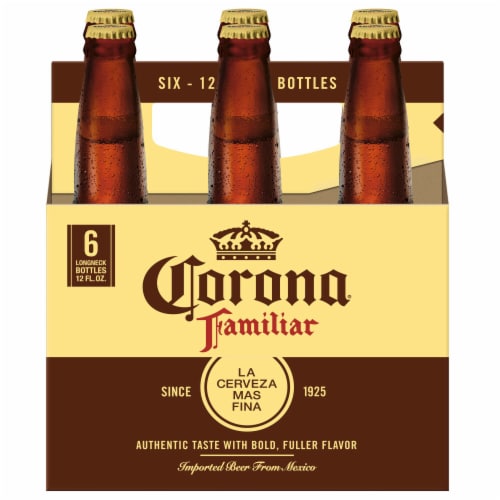 Corona Familiar Mexican Lager Import Beer Perspective: back