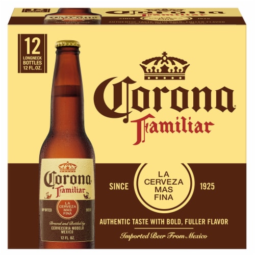 Corona Familiar Lager Mexican Beer Perspective: back