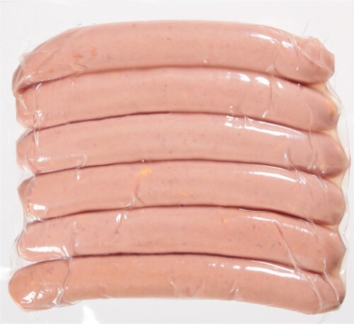Hofmann™ Cheddar German Brand Franks Perspective: back