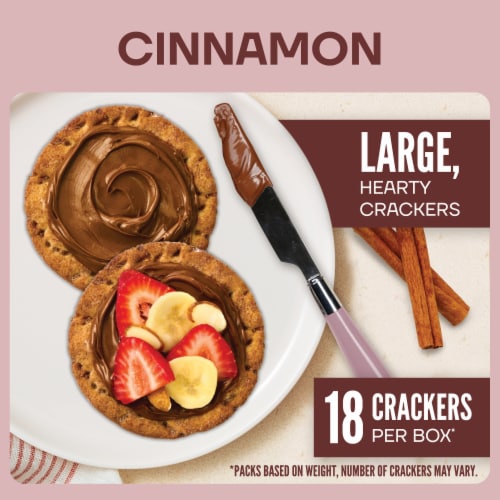 Wasa Crisp Creations Cinnamon Large Crackers 9.4 oz Perspective: back