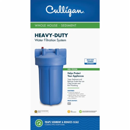 Culligan Heavy Duty 1 In. Whole House Sediment Water Filter HD950A, 1