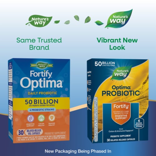 Nature's Way Primadophilus Optima Digestive Balance Probiotic Supplement Perspective: back