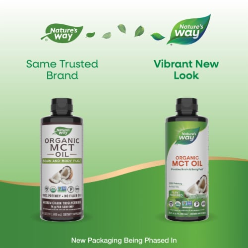 Nature's Way® Organic MCT Oil Perspective: back