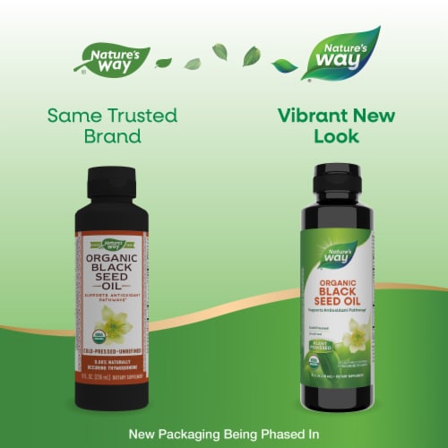 Nature's Way® Organic Black Seed Oil Perspective: back