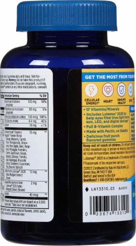 Nature's Way® Alive!® Teen Blue Light Multivitamin for Him Gummies Perspective: back