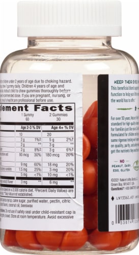 Nature's Way® Kids Healthy Eyes Gummies Perspective: back