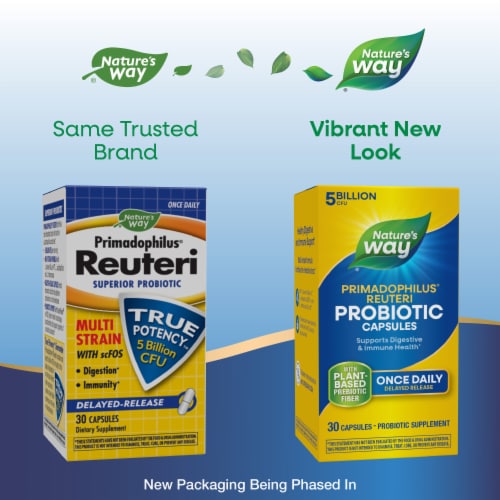 Nature's Way® Primadophilus® Reuteri Probiotic Capsules Perspective: back