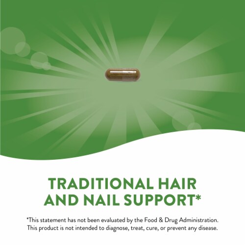 Nature's Way Horsetail Grass Capsules Perspective: back