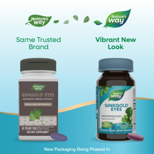 Natures's Way® Ginkgold® Eyes for Visual Function Tablets Perspective: back