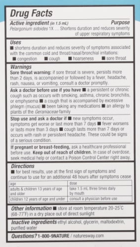 Nature's Way® Umcka Cold Care Original Drops Perspective: back