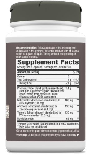 Nature's Way Thisilyn Daily Cleanse Vegan Capsules Perspective: back