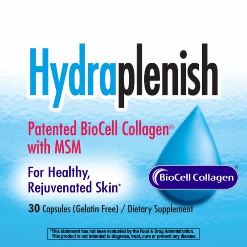 Nature's Way® Hydraplenish® Hyaluronic Acid Capsules Perspective: back