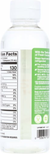Nature's Way Liquid Coconut Premium Oil Perspective: back
