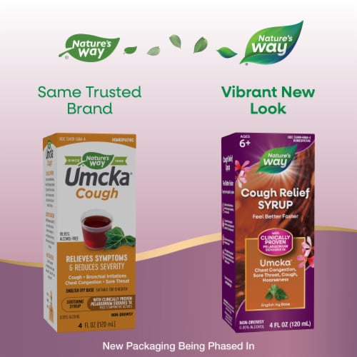 Nature's Way® Umcka® Cough Max Relief Soothing Syrup Perspective: back
