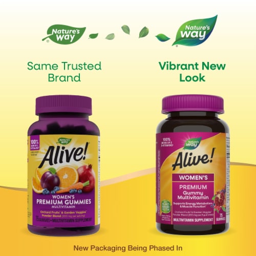 Nature's Way® Alive!® Women's Vitamin Gummies Perspective: back