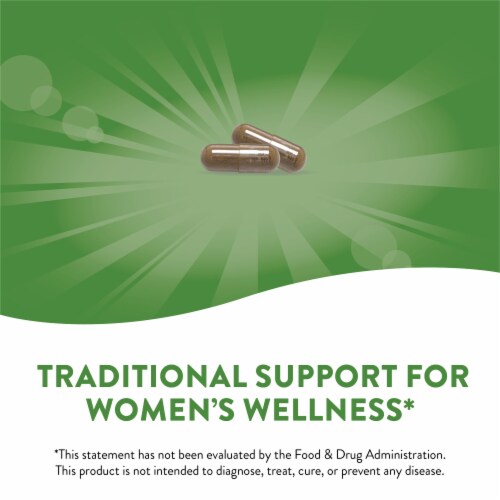 Nature's Way Red Clover Blossom & Herb Capsules Perspective: back