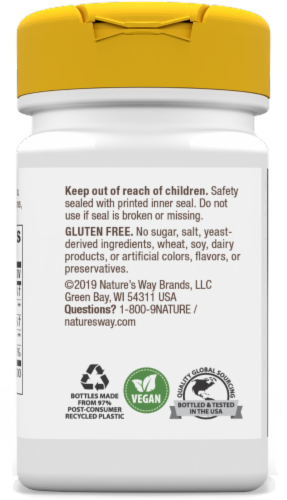 Nature's Way® Biotin 1000 mcg Once Daily Energy Release Lozenges Perspective: back