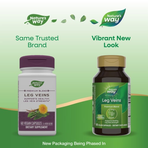 Nature's Way® Leg Veins Capsules Perspective: back