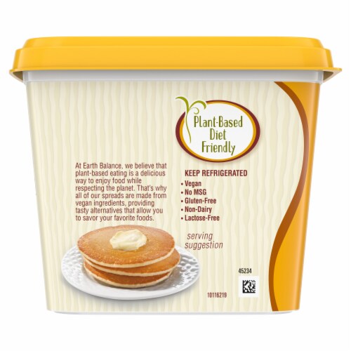 Earth Balance® Original Buttery Spread Tub Perspective: back