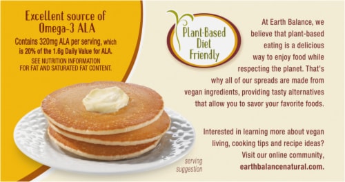 Earth Balance® Vegan Buttery Sticks Perspective: back