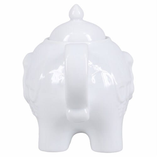 BIA Cordon Bleu Porcelain Elephant Sugar and Creamer Set - White Perspective: back