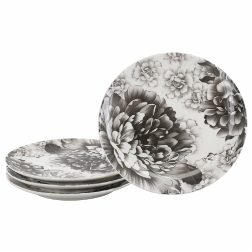 BIA Cordon Bleu Peony Dinnerware Set - Gray Perspective: back
