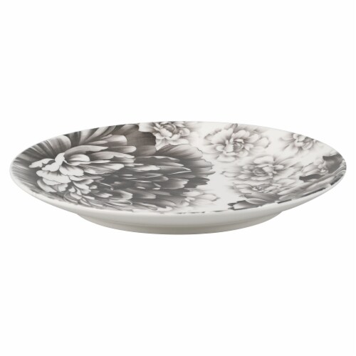 BIA Cordon Bleu Peony Salad Plate - Gray Perspective: back