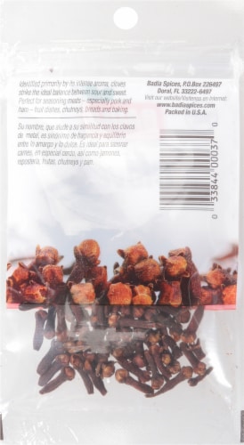 Badia® Cloves Perspective: back