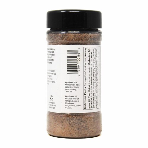 Badia® Black Garlic Pink Salt Perspective: back