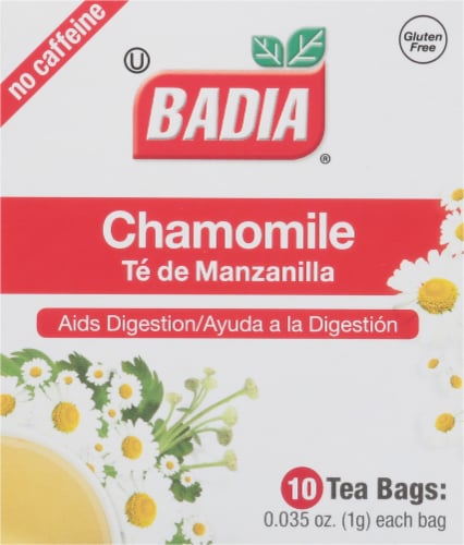 Badia® Chamomile Tea Bags Perspective: back