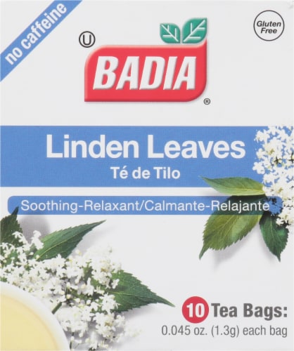 Badia® Linden Leaves Tea Bags Perspective: back