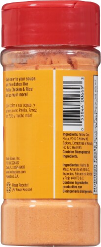 Badia® Amarillo Yellow Coloring Perspective: back