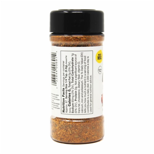Badia® Louisiana Cajun Seasoning Perspective: back