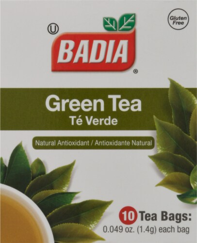Badia Green Tea Bags Perspective: back