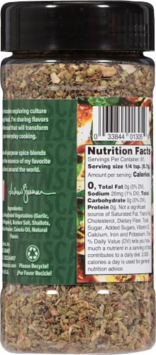 Badia® Andrew Zimmern Tuscan Style Italian Seasoning Perspective: back