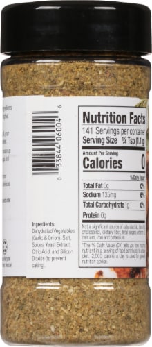 Kingsford™ Garlic & Herbs Rustic Tuscan Style All Purpose Seasoning Perspective: back