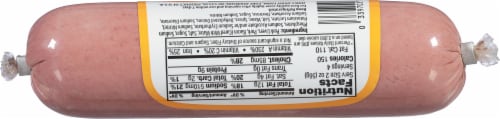 Jones Dairy Farm Braunschweiger Liverwurst Perspective: back